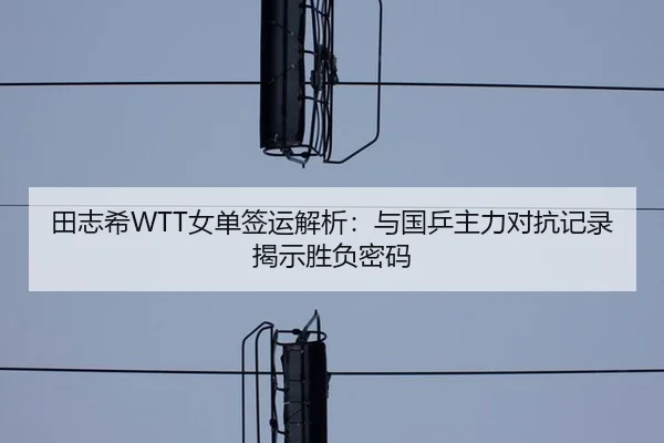 田志希WTT女单签运解析：与国乒主力对抗记录揭示胜负密码